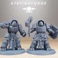 Station Forge - SM – 5x Socratis Vanguard Melee Unit Hammer/Shield 3