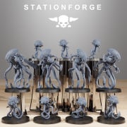 Station Forge – Hive Monster – 4x Xenarid Synaptrus + 6 Spores