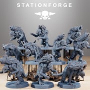 Station Forge – Hive Monster – 5x Xenarid Mortars