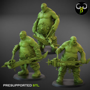 Ogres - x3 Hunger Sons Cross Bow V2 - ClayBeastCreation