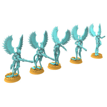 Space Elves - x5 Elite Sky Fighters - ImperitumArt