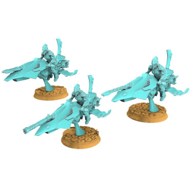 Space Elves - x3 Skyrunners - ImperitumArt