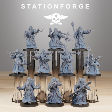 Station Forge – Meckanicus – 5x Scavenger Forager Preachers