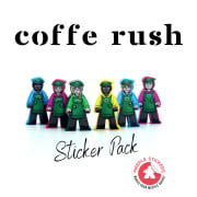 Coffee Rush - Sticker Set