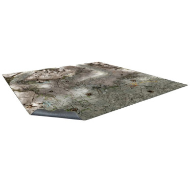 Maladum Dungeons of Enveron - Frosty Crags Gaming Mat 2x2 - Grid