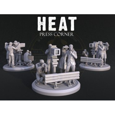 Figurines pour le coin presse du jeu Heat