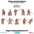 Eskice Miniature – WWII – Winter Danish Infantry - 28mm 1