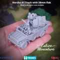 Eskice Miniature – WWII – Horch truck with 20mm AA german gun - 28mm 4