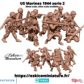 Eskice Miniature – WWII – US marines 1944 serie 2 x10 - 28mm 0