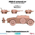 Eskice Miniature – WWII – AB40/41 italian armored car - 28mm 1