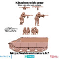 Eskice Miniature – WWII – Kätzchen with troop - 28mm 1