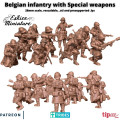 Eskice Miniature – WWII – Belgian infantry with special weapons - 28mm 0