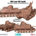 Eskice Miniature – WWII – M3 Lee tank with pilot - 28mm 0