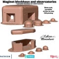 Eskice Miniature – WWII – Maginot - Pack Blockaus & Observatories 0