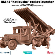 Eskice Miniature – WWII – Katioucha rocket launcher BM-13 - 28mm