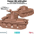 Eskice Miniature – WWII – Panzer 38t with pilot - 28mm 0