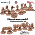 Eskice Miniature – WWII – BUNDLE - US Paratroopers Infantry Detachment - 28mm 8