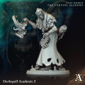 Archvillain Games - Univers Stoa Mortis The Undying Academy - Lot de 4 Darkspell Academic [25 mm] 1