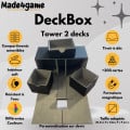 DeckBox triple compartiments - 2x100 cartes et tiroir de rangement 0