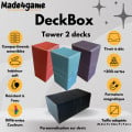 DeckBox triple compartiments - 2x100 cartes et tiroir de rangement 1