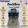 DeckBox triple compartiments - 2x100 cartes et tiroir de rangement 6