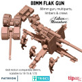 88mm FLAK Wehrmacht - Fichiers 3D 1