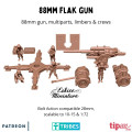 88mm FLAK Wehrmacht - Fichiers 3D 2