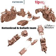 Kettenkrad & Goliath German Vehicle - 3D