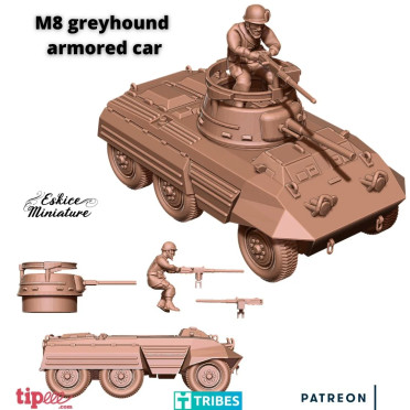 M8 Greyhound - Fichiers 3D