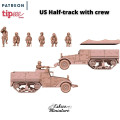 US Half Track Pack with crew - 3D 1