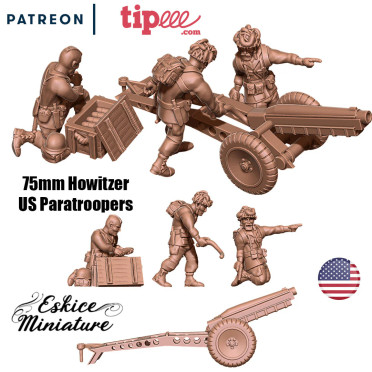 75mm Howitzer - 3D