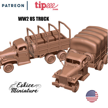 US GMC type truck - 3D