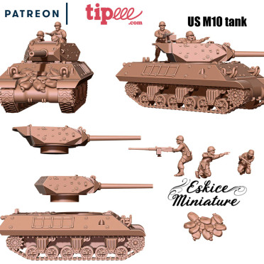 M10 chasseur de tank - Fichiers 3D