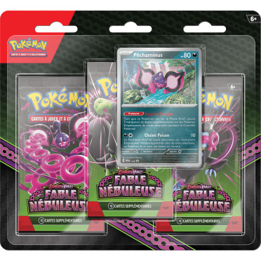 Pokémon EV65 : Pack 3 boosters Pêchaminus