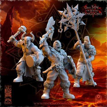 The Beholder Miniatures - Royaumes de la Ruine - Commandement Barbares