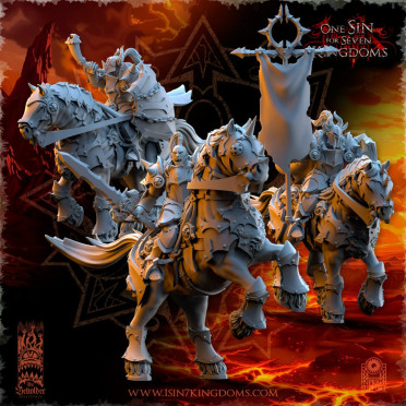 The Beholder Miniatures - Royaumes de la Ruine - Commandement Chevaliers