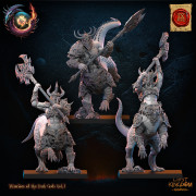 Lost Kingdom – Chaos Blood Legion – 3x Dragon Ogre