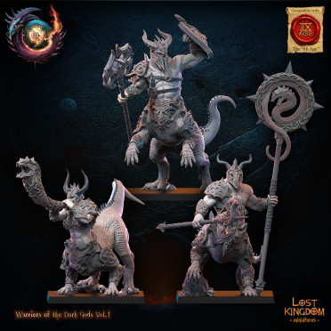 Lost Kingdom – Chaos Blood Legion – 3x Dragon Ogre EMC