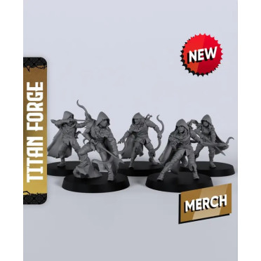 Titan Forges – Sylvans Elves – 5x Pathfinders