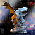 Beholder Miniatures - Elfes - Princesse sur Dragon 1