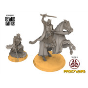 Grey Castle - High King with Tabard on Foot & Mounted - Davales