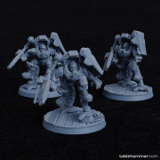 Tablehammer – Federation of Tyr – Exo Dwarves with machineguns