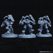 Tablehammer – Federation of Tyr – Exo Dwarves with plasma gauntlets