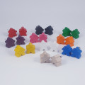 Flea meeple “on” earrings! 2