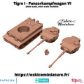 Tigre 1, Panzer VI avec pilote - Fichier 3D 1