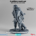 Limited series, 2 enemy soldiers help each other - 3D 3