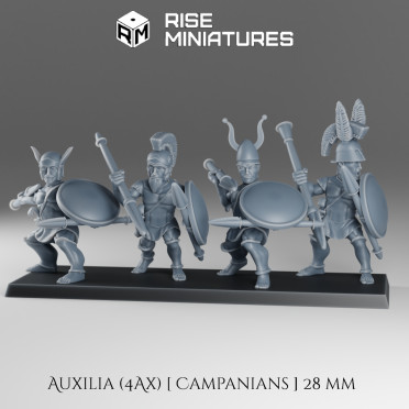 Rise Miniatures - Samnites Wars - Auxiliaires Campaniens - 28mm