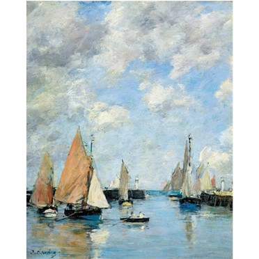 Puzzle - La Jetée à Marée Haute - Boudin 80 pièces