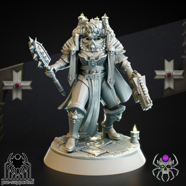 Eight Legs Miniatures – The Widows – The Chaplain Widow