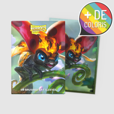 Boite de Dragon Shield - Brushed Art - Cute Sleeves - 63x88 - 100p
